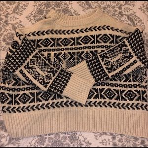 Boho style sweater